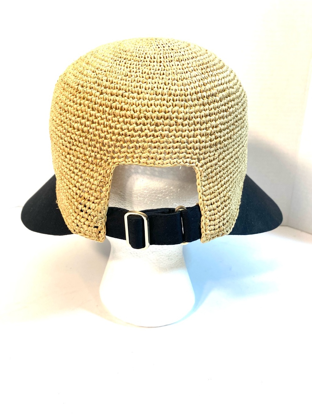 HELEN KAMINSKI Vivette Cap Hat Natural with Black Visor - Picture 4 of 9